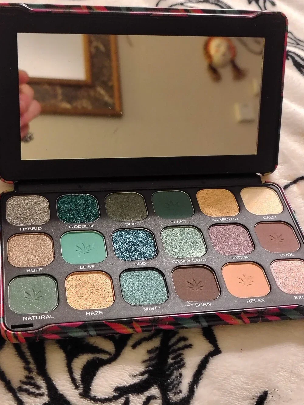 Revolution Forever Flawless Chilled Eyeshadow Palette Made w/Cannabis Sativa